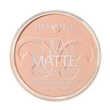 Пудра для лица Rimmel Stay Matte Powder #3 Peach Glow | Персиковый свет