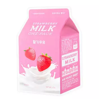 Тканевая маска A'Pieu Strawberry Milk One-Pack