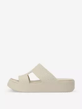 Шлепанцы женские Crocs Getaway Groove Platform HStrap, Бежевый