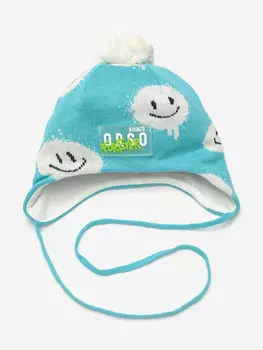 Шапка демисезонная детская ORSO BIANCO, Голубой