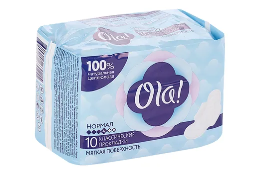 Прокладки Ола д/нормал выделений, 10 шт