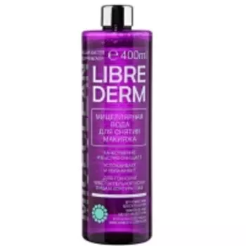 Librederm - Мицеллярная вода для снятия макияжа Miceclean 400 мл