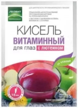 Леовит - Кисель Витаминный для глаз с лютеином, 18 г