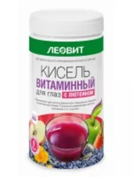 Леовит - Кисель Витаминный для глаз с лютеином, 400 г