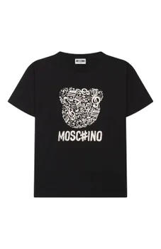 Хлопковая футболка Moschino