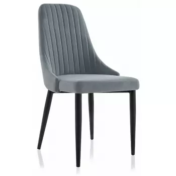 Стул Woodville на металлокаркасе Kora gray / black 15097