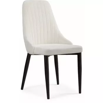 Стул на металлокаркасе Woodville Kora white / black
