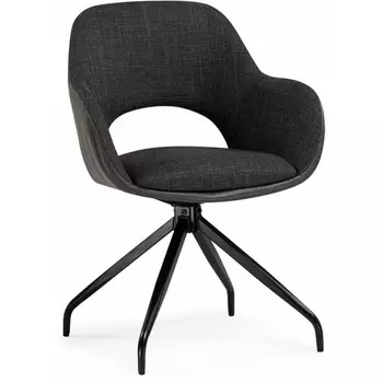 Стул на металлокаркасе Woodville Memfis graphite / black арт.15838