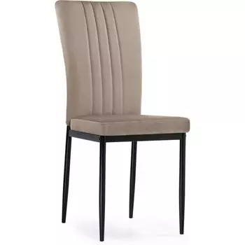 Стул на металлокаркасе Woodville Rek cappuccino / black