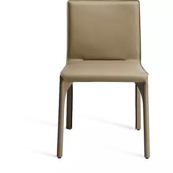 Стул обеденный экокожа бежевый 56*48*81см Garda Decor арт.160KD-80060