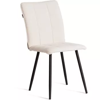 Стул обеденный Bari Tetchair (Флок/Молочный,Черный) арт.24801
