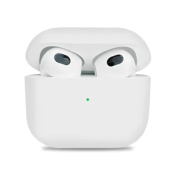 Силиконовый защитный чехол для наушников airpod 3, симпатичное поколение, силиконовый чехол Skin Pro 2, мягкий чёрный