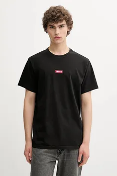 Хлопковая футболка Levi'S, черный