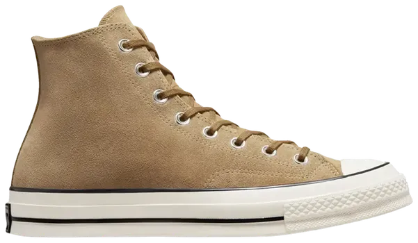 Кроссовки Converse Chuck 70 Suede High Sand Dune, коричневый