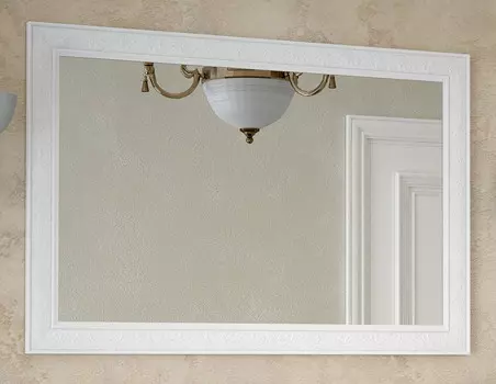 Зеркало 120x80 см белый глянец Corozo Классика SD-00000269