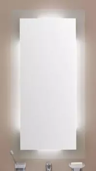 Зеркало 50x100 см с подсветкой алюминий Aquanet Нота 00159095