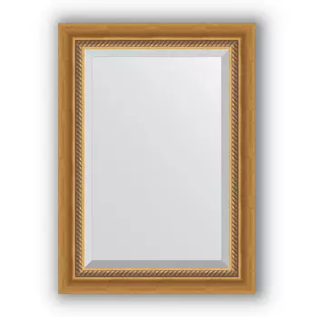 Зеркало 53x73 см состаренное золото с плетением Evoform Exclusive BY 3379