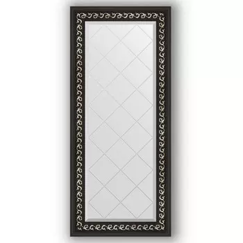 Зеркало 55x124 см черный ардеко Evoform Exclusive-G BY 4053