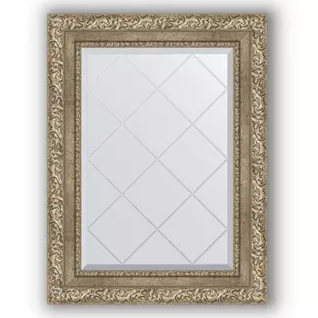 Зеркало 55x72 см виньетка античное серебро Evoform Exclusive-G BY 4014