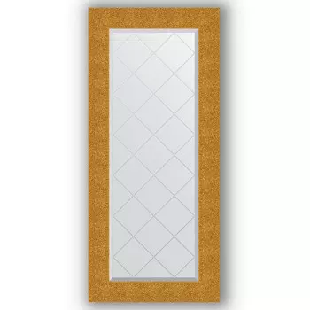 Зеркало 56x126 см чеканка золотая Evoform Exclusive-G BY 4065