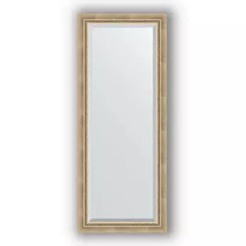 Зеркало 58x143 см состаренное серебро с плетением Evoform Exclusive BY 1162