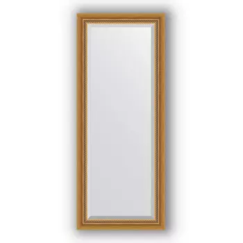 Зеркало 58x143 см состаренное золото с плетением Evoform Exclusive BY 3535