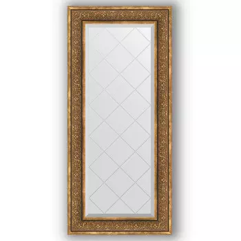 Зеркало 59x129 см вензель бронзовый Evoform Exclusive-G BY 4077