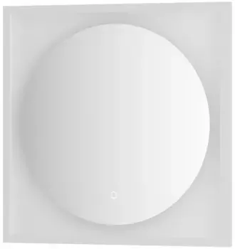 Зеркало 60x60 см белый матовый Defesto Eclipse DF 2226S
