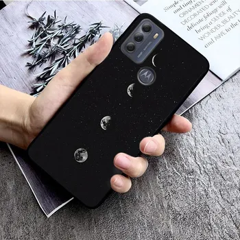 Чехол для телефона с луной и звездами, космическим астронавтом для Motorola Moto G22 G60 G52 G9 G7 Plus G8 Power G100 G Stylus G30 G10 GPure Moto G Stylus 5G