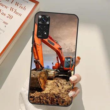 Чехол-экскаватор для Xiaomi Redmi Note 11 10 Pro 8 9 9S 10S 11S 9A 9C 10A 10C K40 K50 игровой чехол Redmi K50 Gaming