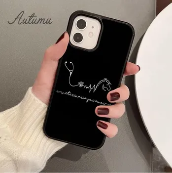 Чехол для телефона Proud Vet с изображением животных-ветеринаров для iPhone 11 12 13 14 Pro Max mini XR XS SE 2020 7 8 Plus Samsung S21 S22 iPhone 6plus