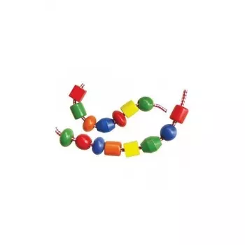 Шнуровка Бусы 30дет в банке VIGA 58466