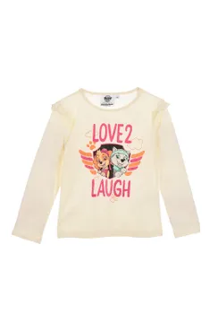 Лонгслив Paw Patrol Langarmshirt Skye und Everest, белый