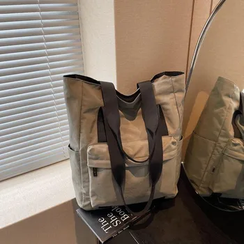 Fashion trend casual large-capacity underarm bag spring new niche women s commuter tote bag чёрный