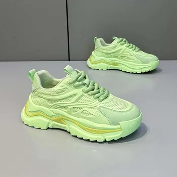 Fashion 2024 Latest Men s Mesh Breathable Fashion Casual Shoes High Quality Thin Soft Bottom Lightweight Morning Running Sports Shoes 39 белый