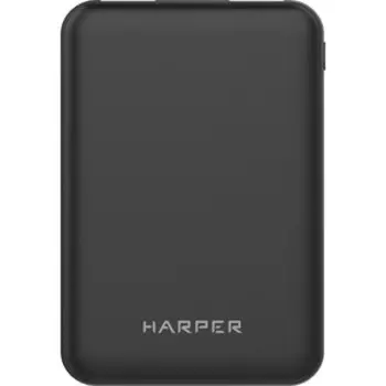 Внешний аккумулятор HARPER PB-5001 Black (2xUSB 2A, 5000mAh, Li-Pol)