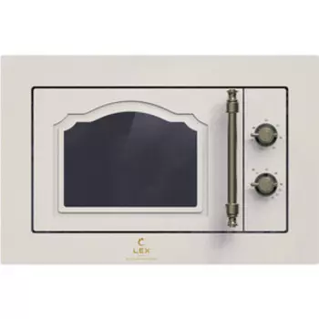 Встраиваемая микроволновая печь Lex BIMO 20.01 C IVORY LIGHT
