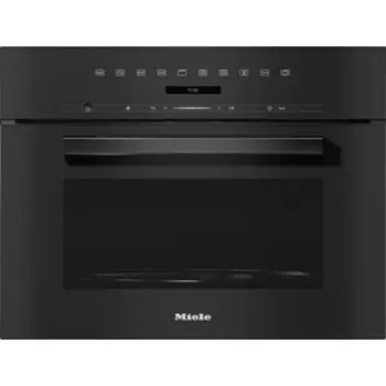Встраиваемая микроволновая печь Miele M 7244 TC Obsidian black