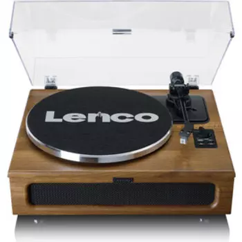 Виниловый проигрыватель Lenco LS-410 WALNUT с 4 встроенными динамиками