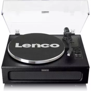 Виниловый проигрыватель Lenco LS-430 BLACK с 4 встроенными динамиками
