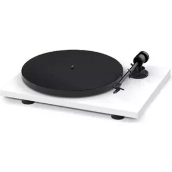 Виниловый проигрыватель Pro-Ject E1 White OM5e UNI