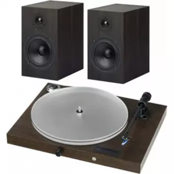 Виниловый проигрыватель с колонками Pro-Ject SET JUKEBOX S2 + SPEAKER BOX 5 S2 EUCALYPTUS