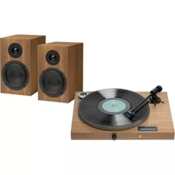 Виниловый проигрыватель с колонками Pro-Ject SET JUKEBOX S2 + SPEAKER BOX 5 S2 WALNUT