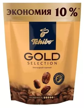 Кофе Tchibo Gold Selection раств.субл.75г пакет