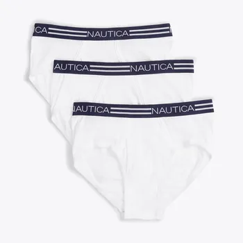 Мужские классические трусы Nautica, 3 шт., цвет Bright White