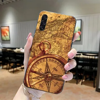 Чехол для телефона с картой мира для Realme GT 2 9i 8i 7i Pro X50 X2 C35 C21 C20 C11 C3, мягкий черный чехол для телефона Realme GT NEO 3