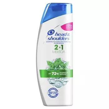Шампунь бальзам-ополаскиватель Head & Shoulders, Ментол, против перхоти, 600 мл