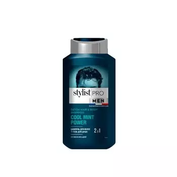 Шампунь STYLIST PRO, Men, для мужчин, для мужчин, 400 мл, +гель для душа 2в1