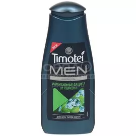 Шампунь Timotei, Men Мята+Чайное дерево, против перхоти, для мужчин, 400 мл