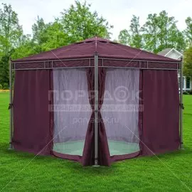 Шатер с москитной сеткой Green Days фиолетовый, 3х3х2.75 м